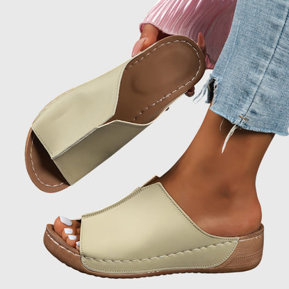 Estrella | Sandalias ortopédicas con estilo y cuña baja