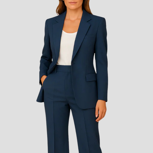 Celia | Women's set with blazer and straight pants