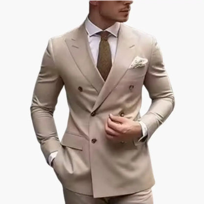 Miguel | Traje para hombre de dos piezas con blazer cruzado y pantalón