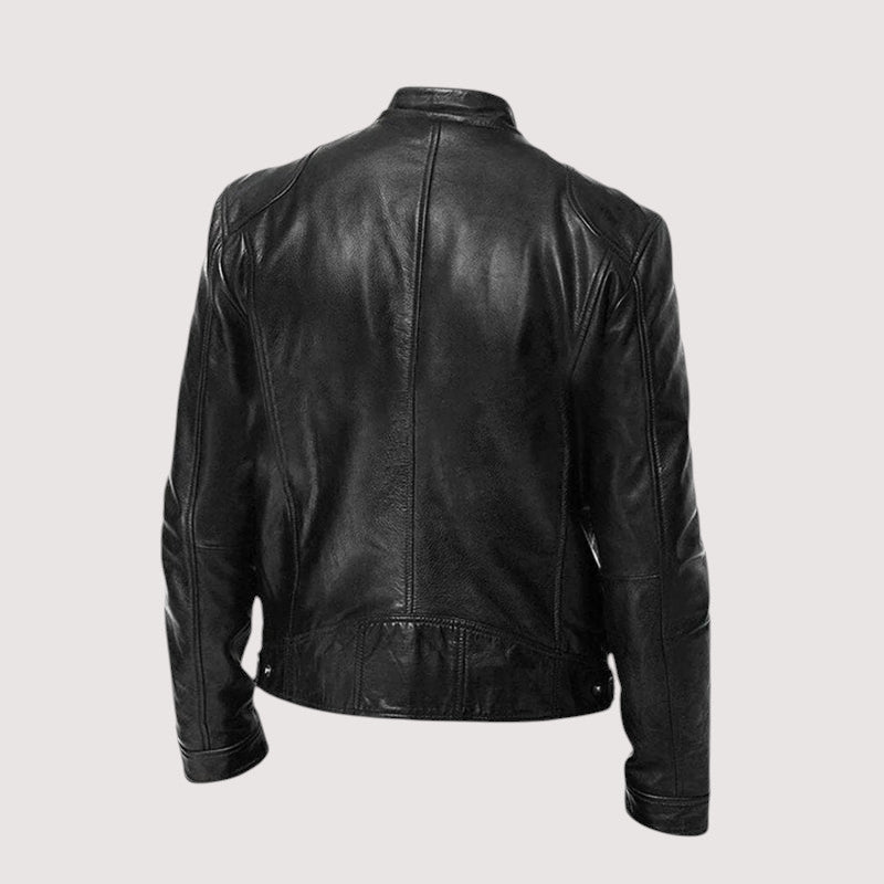 Mark | Slim-fit Zip-up Biker Jacket