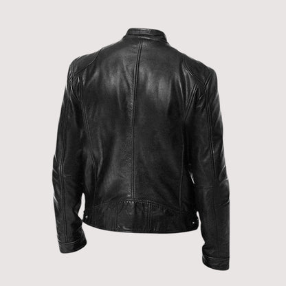 Mark | Slim-fit Zip-up Biker Jacket