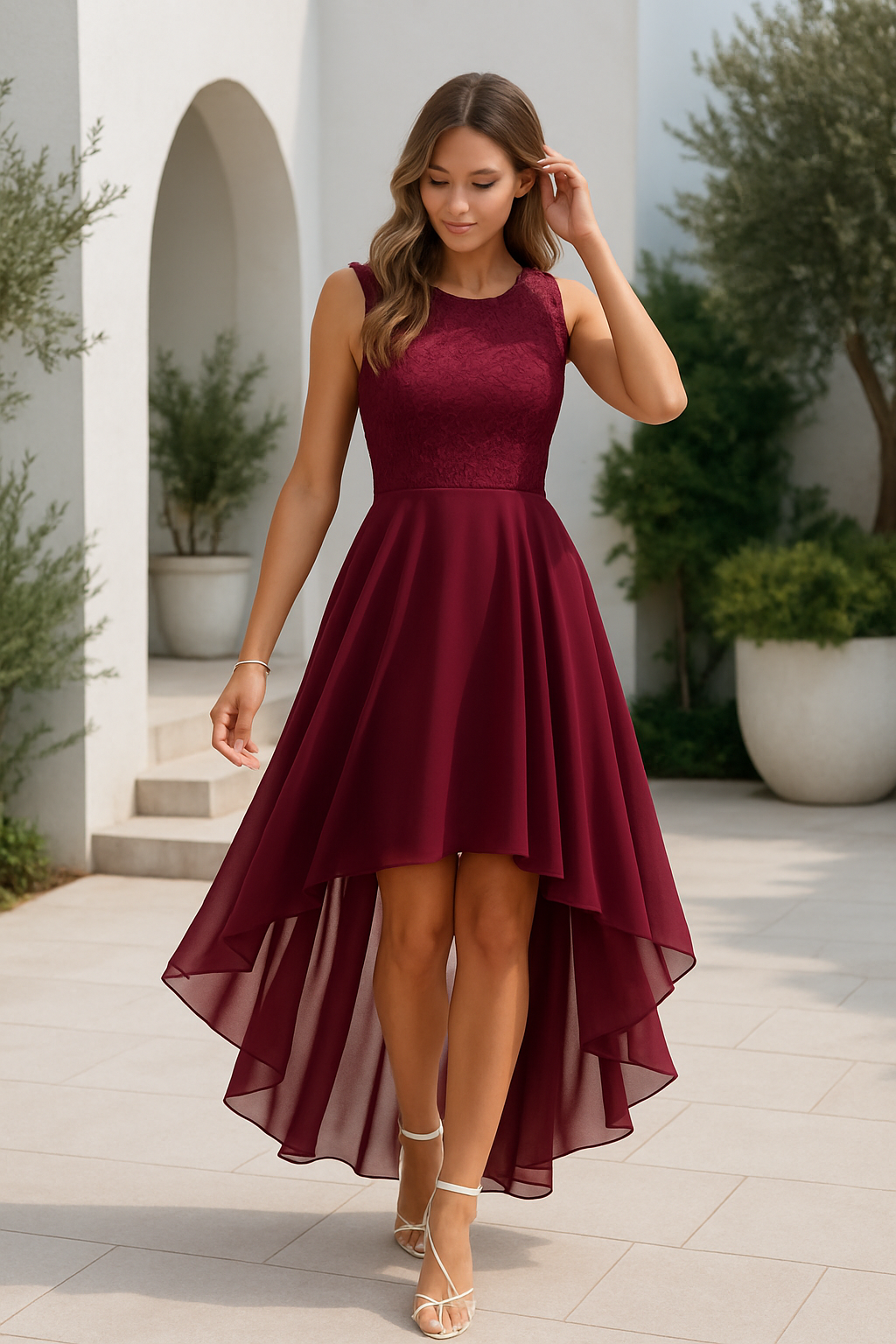Sonia | Asymetryczna elegancka sukienka dla gościa weselnego