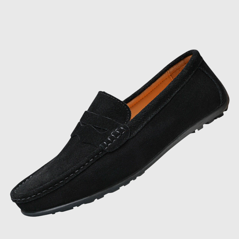 Roselia | mocasines ortopédicos con acabado tipo ante y diseño