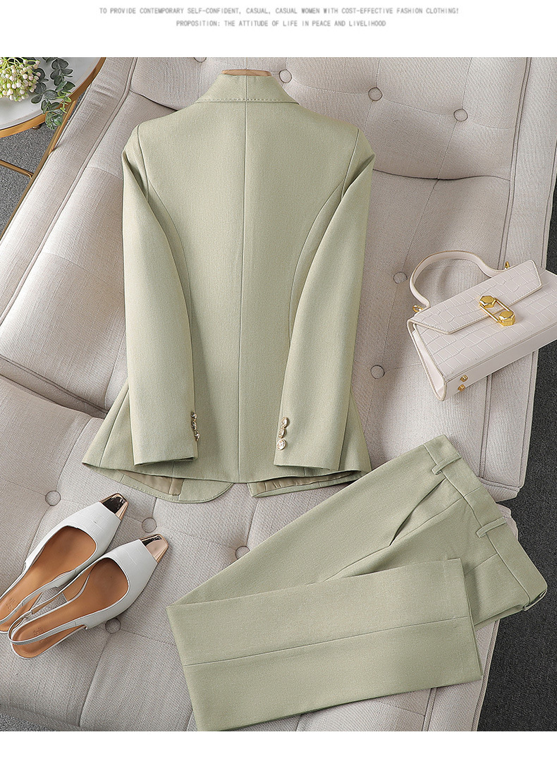 Amparo | Damenanzug mit gekreuztem Blazer und Hose  