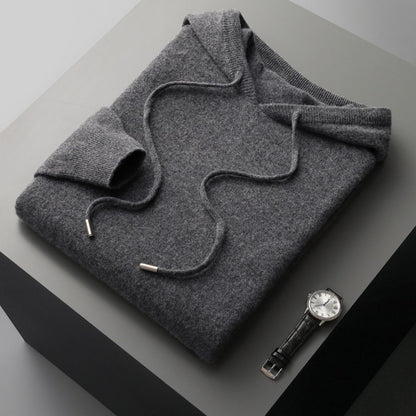 Aitor | Kaschmirpullover mit Kapuze für Herren, Frühling