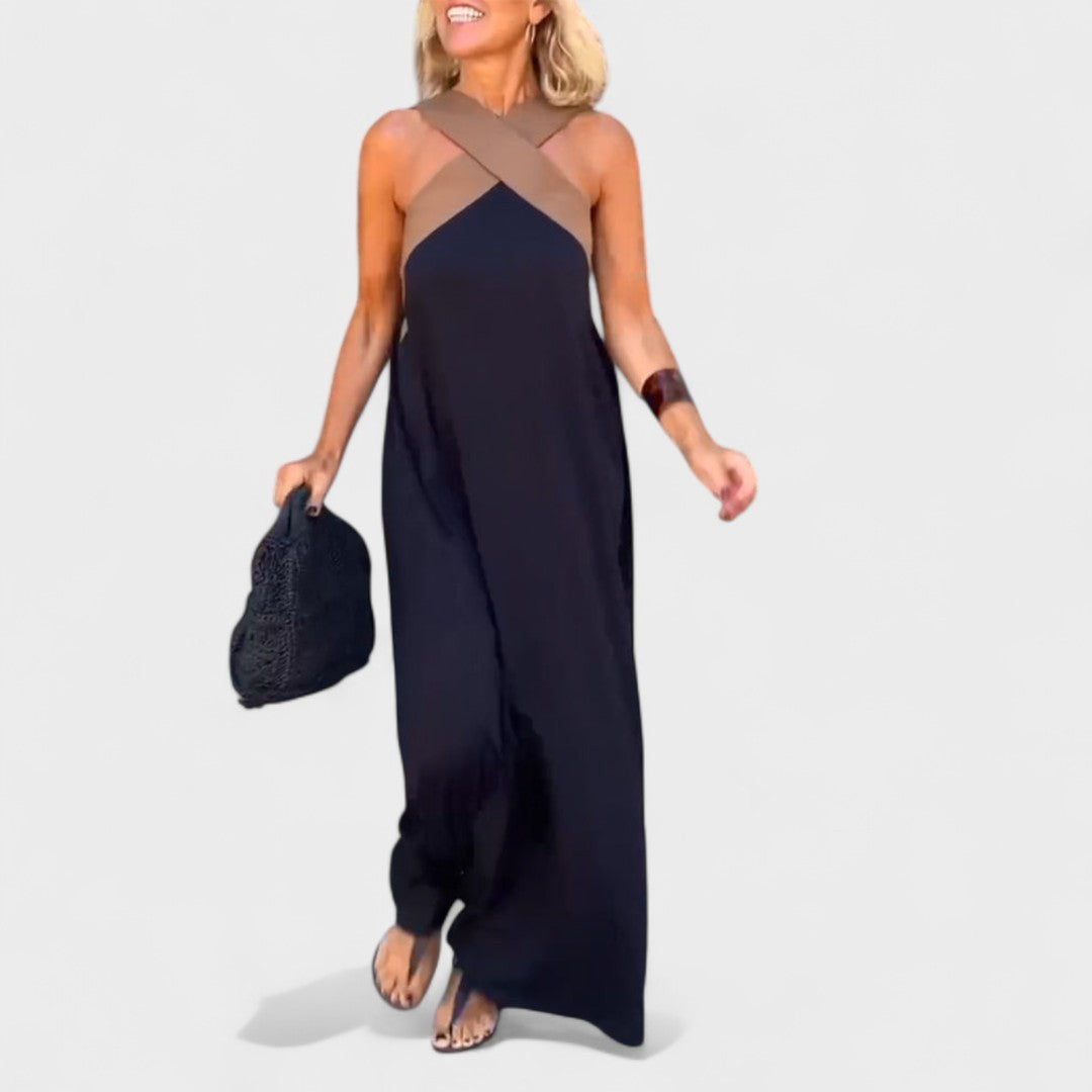 Fabiola | Vestido maxi elegante para mujer de verano