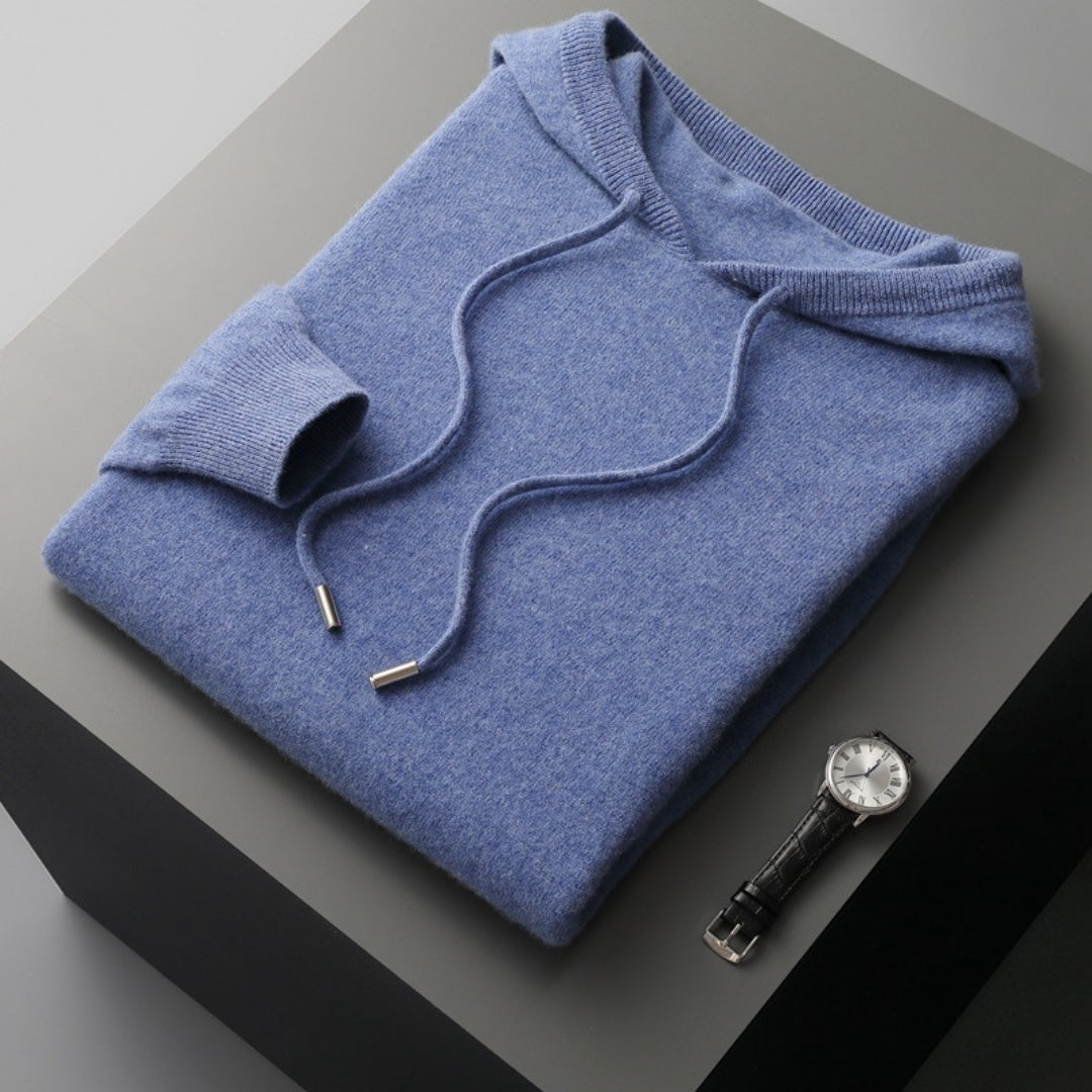 Aitor | Kaschmirpullover mit Kapuze für Herren, Frühling