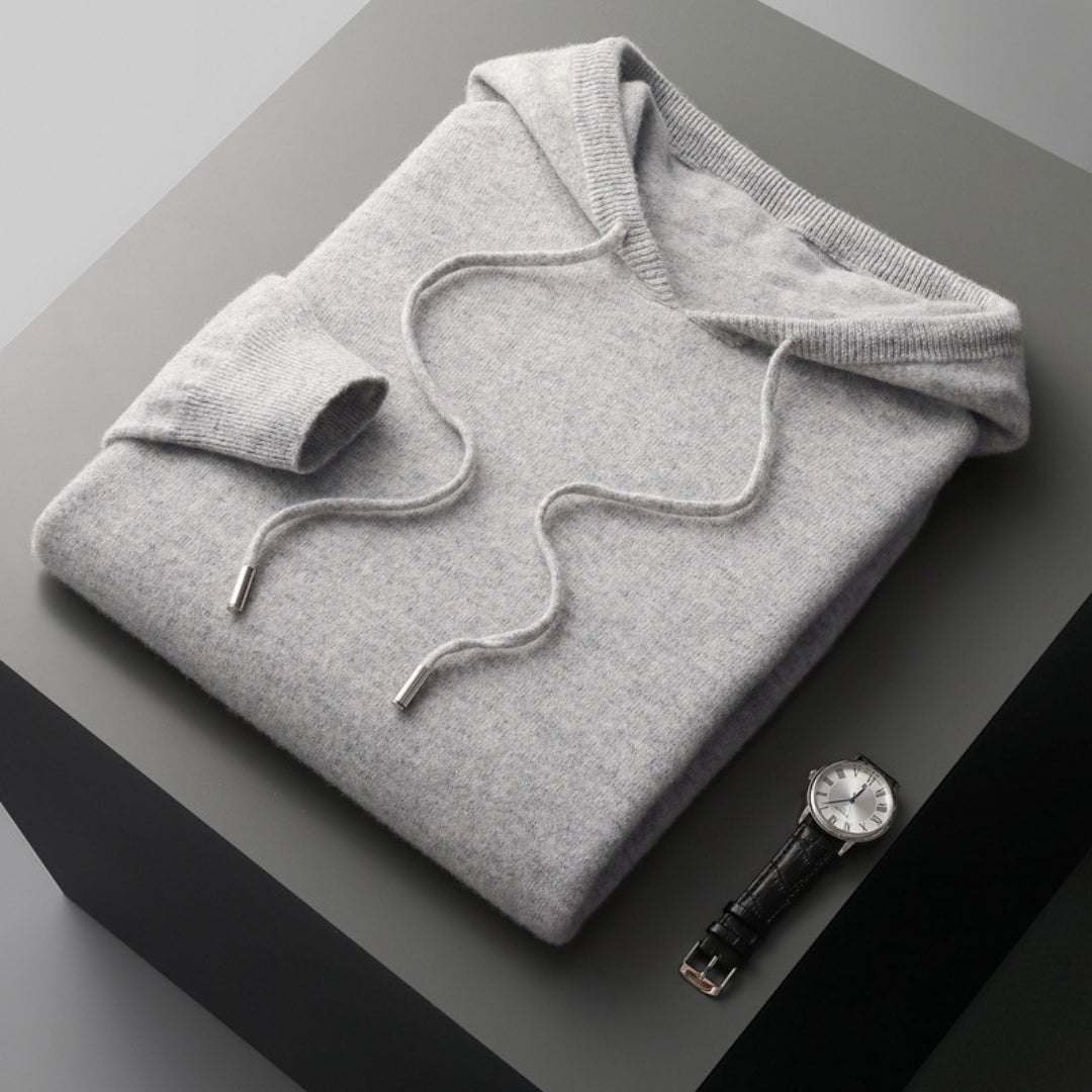 Aitor | Kaschmirpullover mit Kapuze für Herren, Frühling