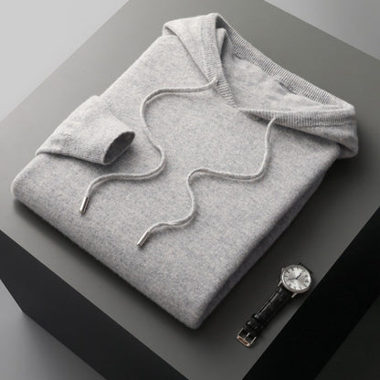 Aitor | Kaschmirpullover mit Kapuze für Herren, Frühling