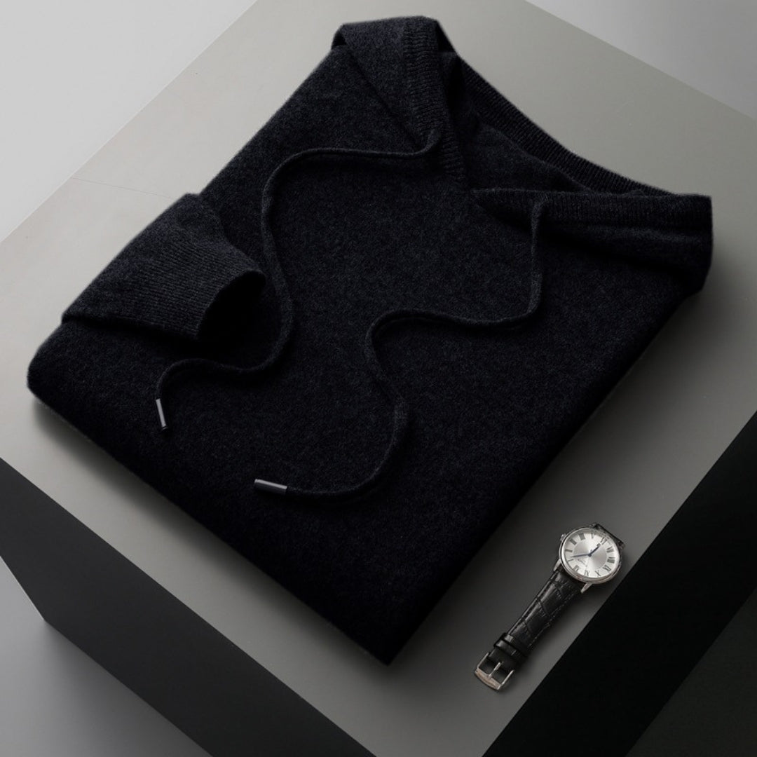 Aitor | Kaschmirpullover mit Kapuze für Herren, Frühling