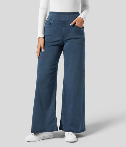 Estela | High-waisted wide-leg loose-fit trousers