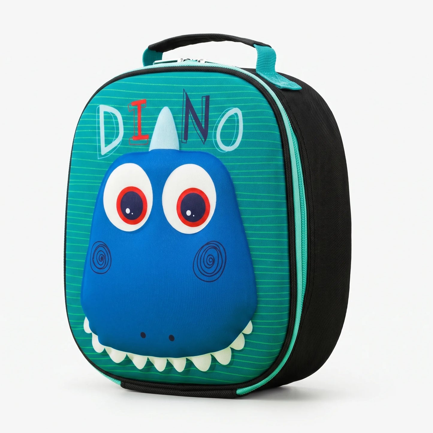 Miko | Bolsa térmica infantil con diseño de dinosaurio verde
