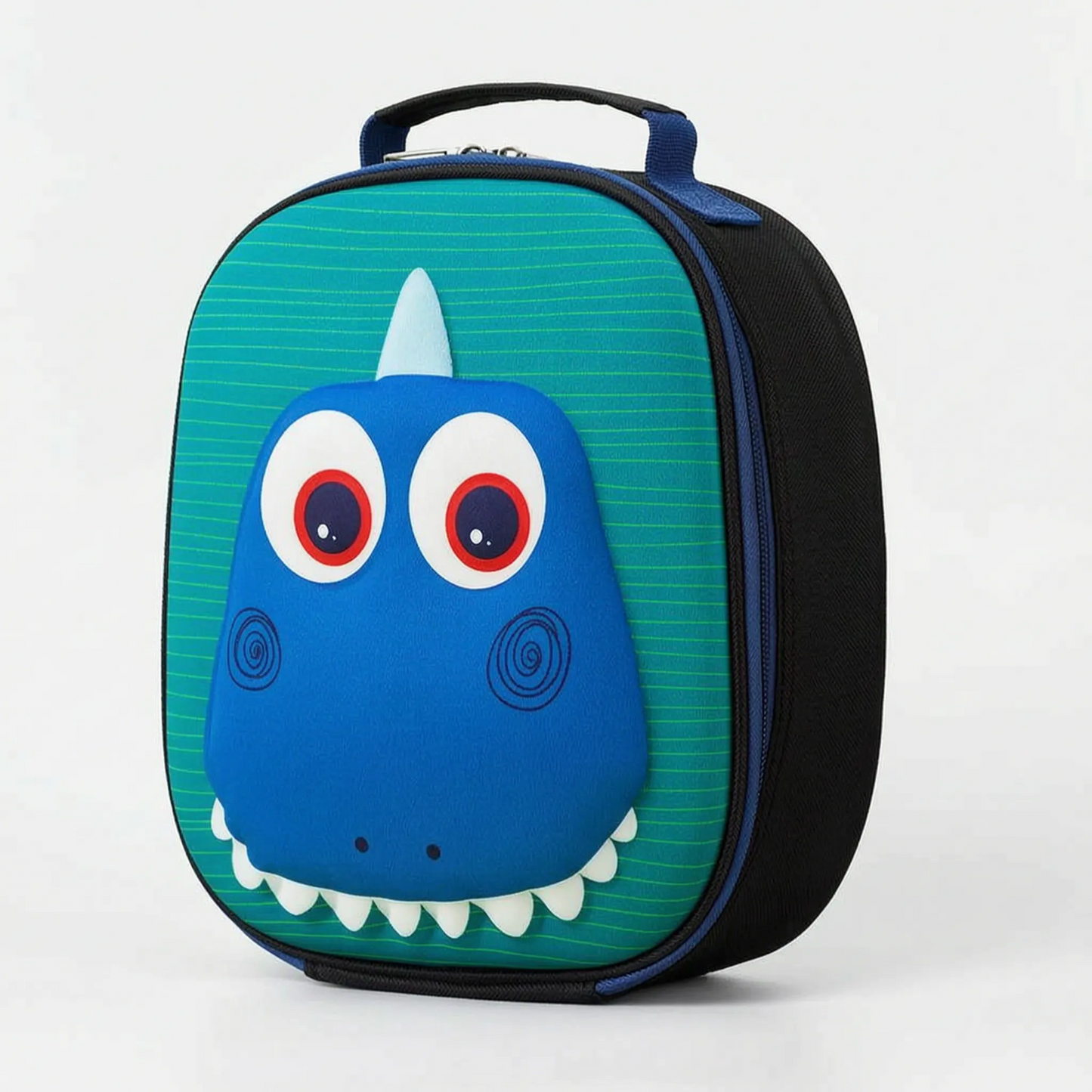 Miko | Bolsa térmica infantil con diseño de dinosaurio verde
