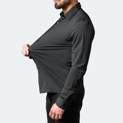 Zacarías | Chemise classique pour homme à manches longues et coupe ajustée | Slim
