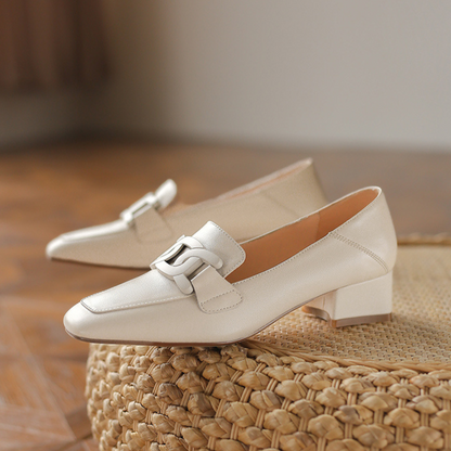 Clarisse | Women's low-heel loafer shoes with an elegant design