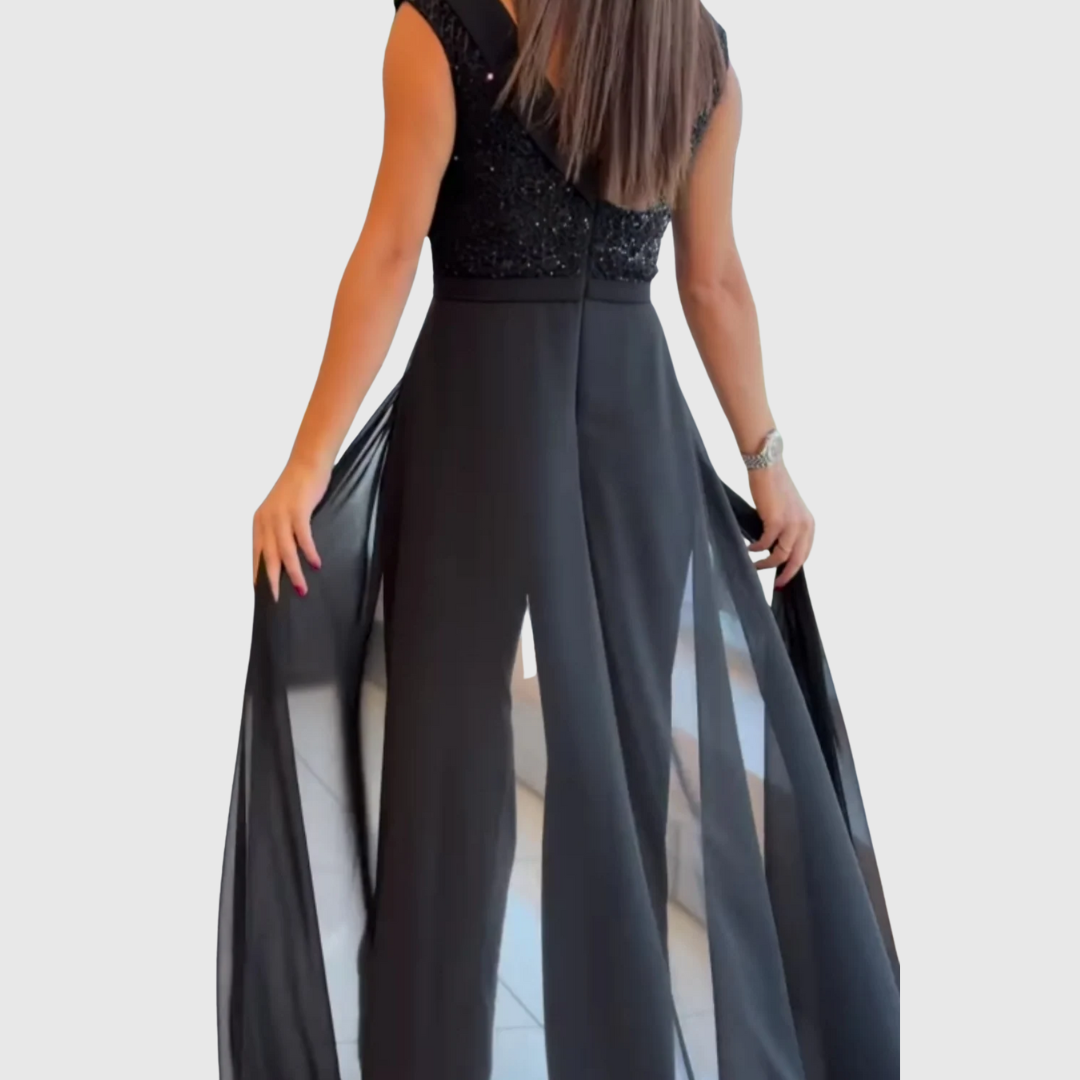 Quinni | Robe combinaison élégante sans manches