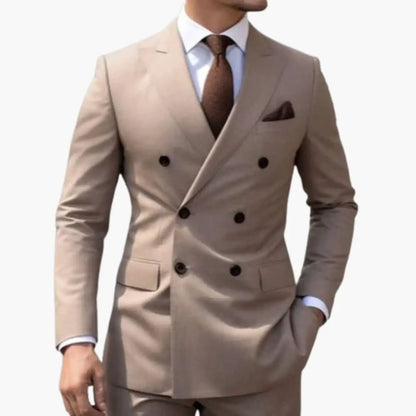 Miguel | Traje para hombre de dos piezas con blazer cruzado y pantalón