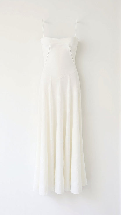 Nadia | Vestido maxi lencero para mujer invitada de boda