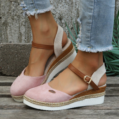 Gracia | Espadrilles für Damen mit Plateau und metallischem Detail  