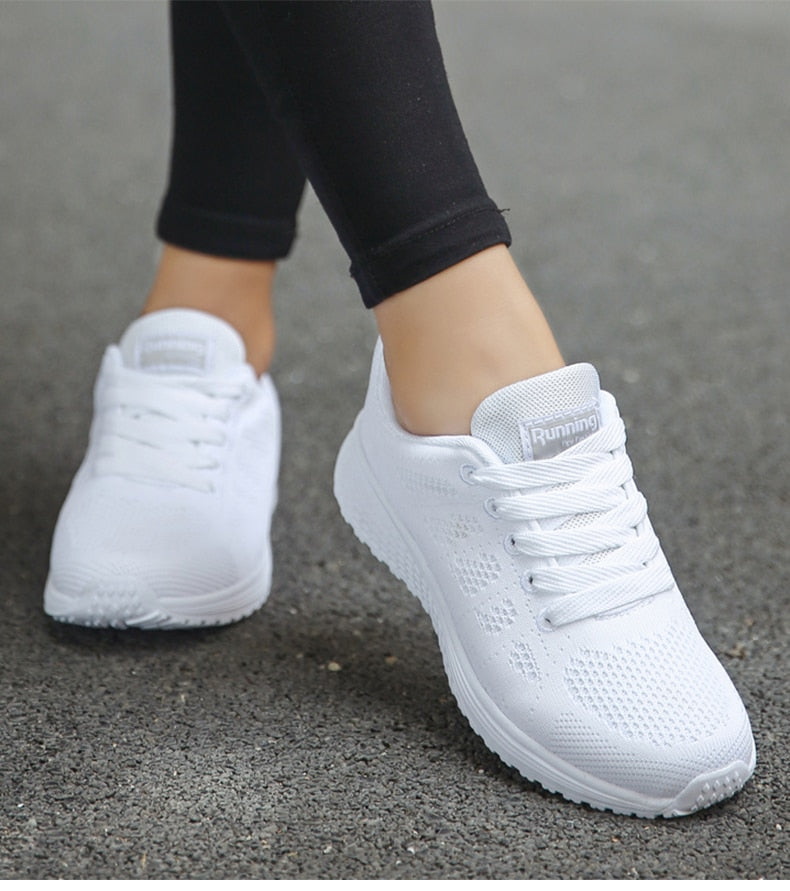 Blanca | Orthopädische Schnürschuhe mit atmungsaktivem Mesh und Schnürsenkeln  