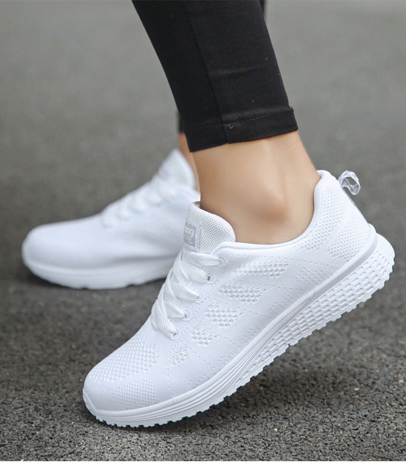 Blanca | Orthopädische Schnürschuhe mit atmungsaktivem Mesh und Schnürsenkeln  