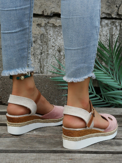 Gracia | Espadrilles für Damen mit Plateau und metallischem Detail  