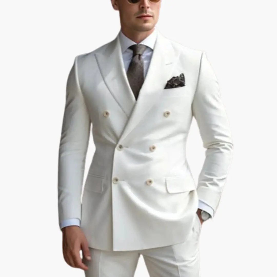 Miguel | Traje para hombre de dos piezas con blazer cruzado y pantalón