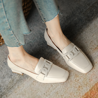 Clarisse | Women's low-heel loafer shoes with an elegant design