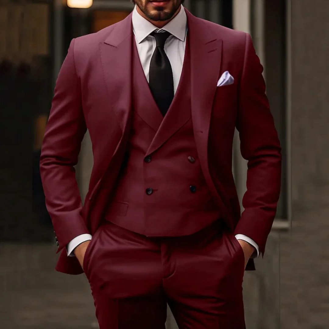 Alvarón | Traje de tres piezas para hombre | Formal