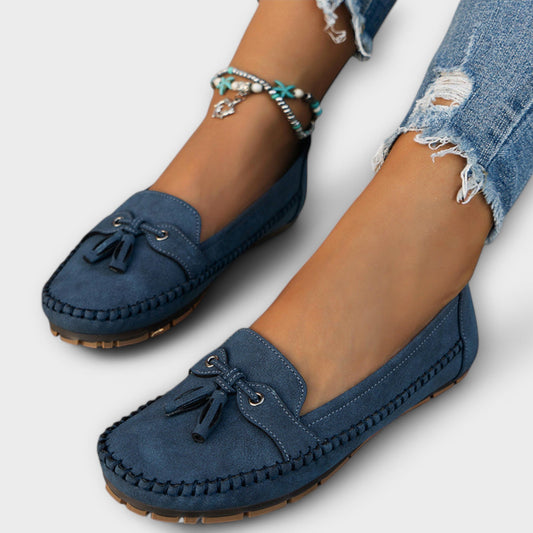 Loravia | Damen-Mokassins mit bequemem Design und dekorativem Frontdetail  
