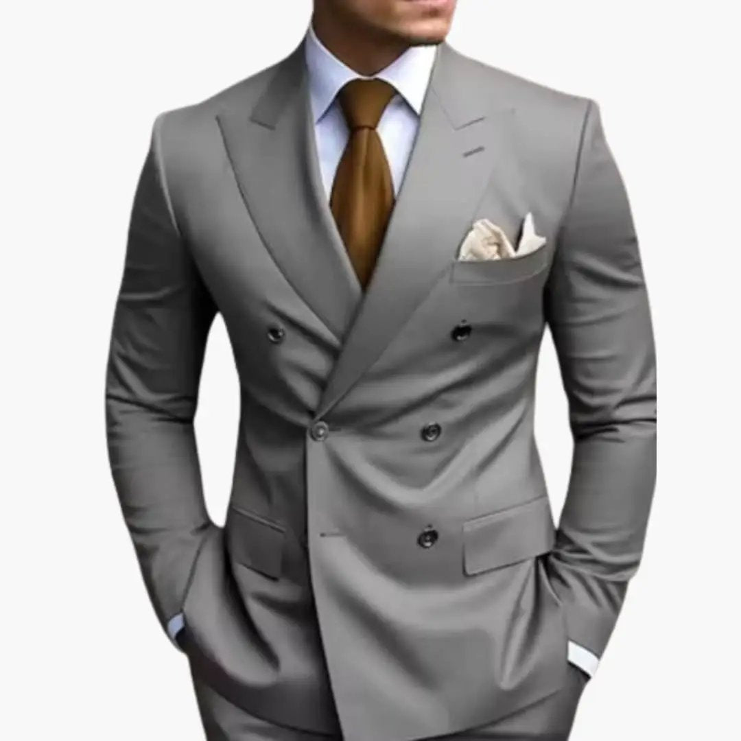 Miguel | Traje para hombre de dos piezas con blazer cruzado y pantalón