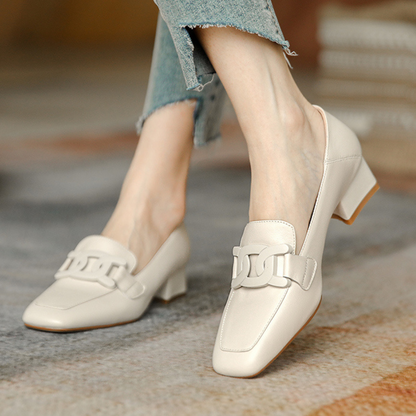 Clarisse | Women's low-heel loafer shoes with an elegant design