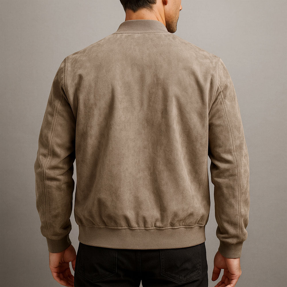 Tadeo | Chaqueta minimalista con cremallera y puños rectos