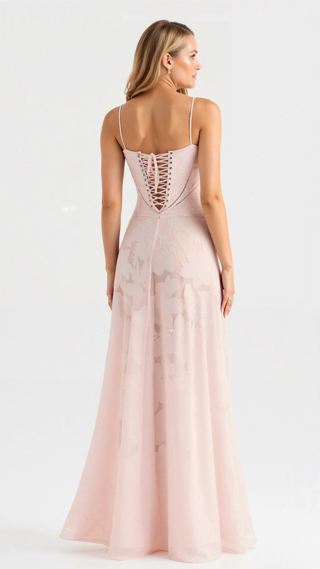 Nadia | Vestido maxi lencero para mujer invitada de boda