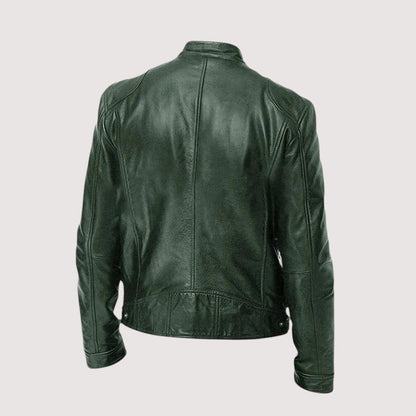 Mark | Slim-fit Zip-up Biker Jacket