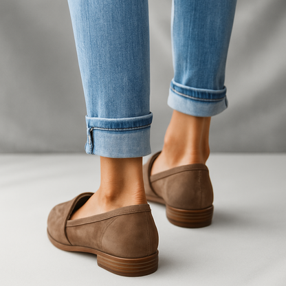 Dorela | Damen-Mokassins mit schlankem Design und spitzer Zehenpartie
