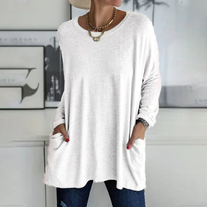 Aris | Bluse mit langen Ärmeln und lockerem Sitz für Damen