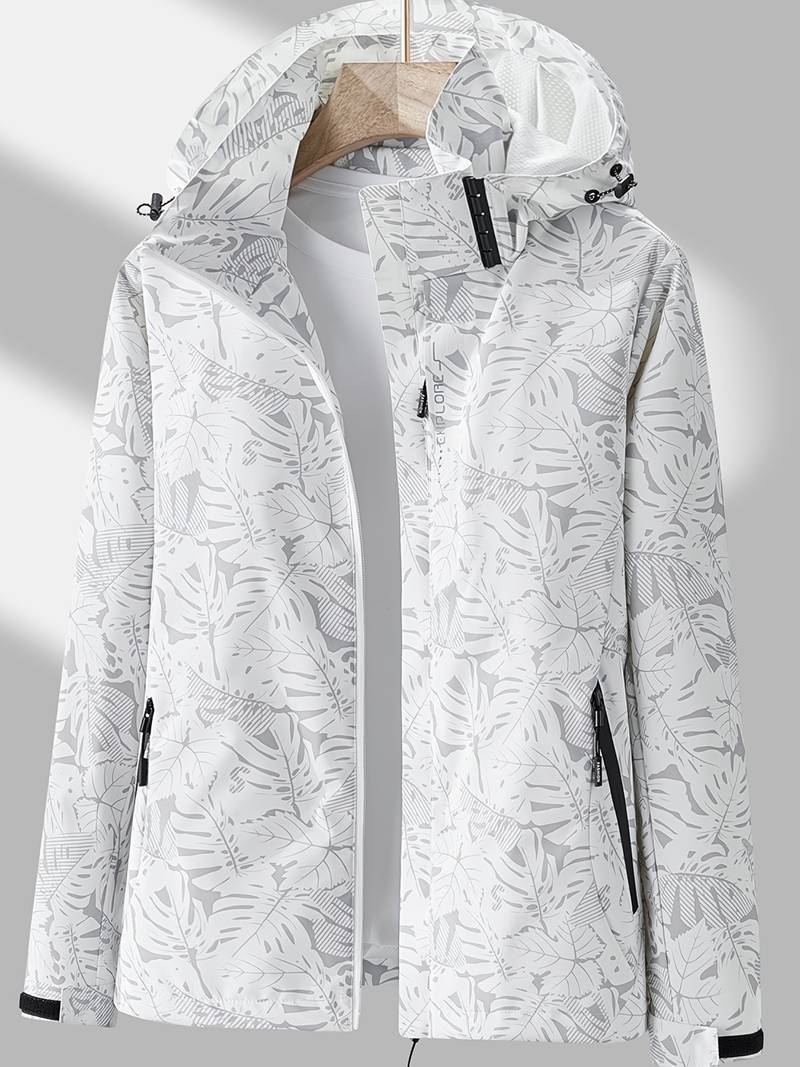 Andrea | Chaqueta impermeable y cortavientos con estampado