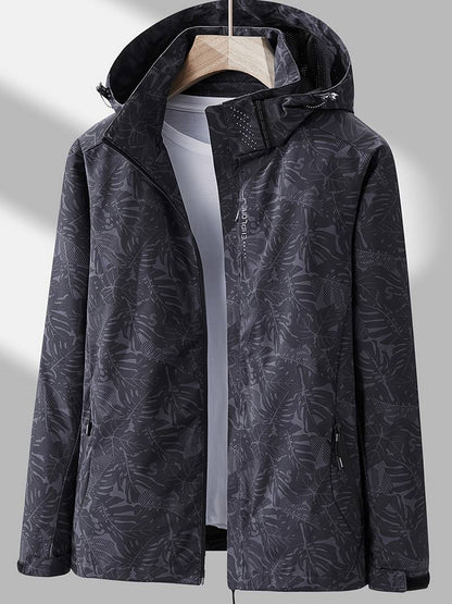 Andrea | Chaqueta impermeable y cortavientos con estampado