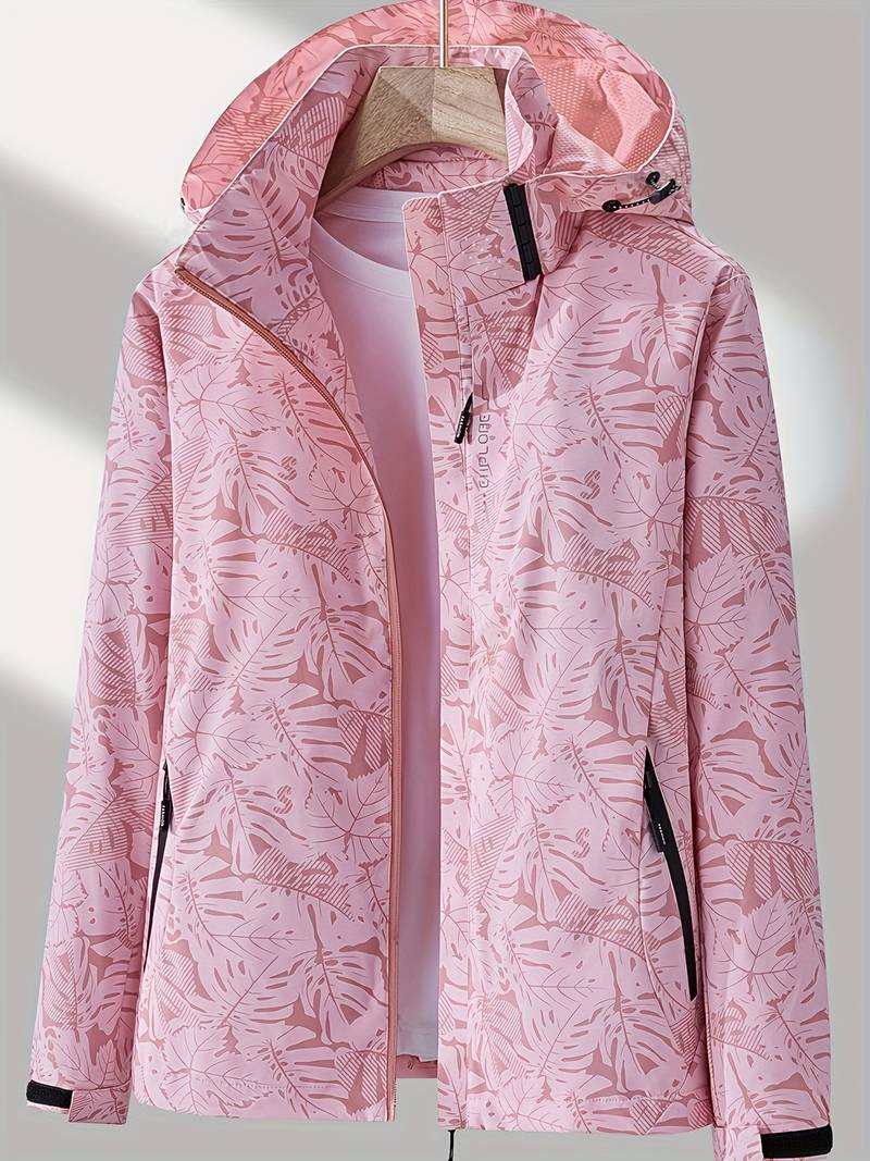 Andrea | Chaqueta impermeable y cortavientos con estampado