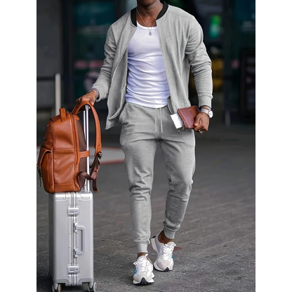 Casiano | Reise-Set für Herren mit Jacke und eng anliegenden Jogginghosen | Dynamisch