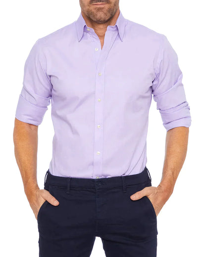 Mateo | Long-sleeve shirt with zip-up classic collar