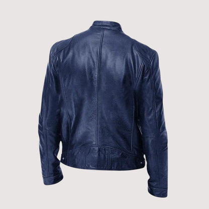 Mark | Slim-fit Zip-up Biker Jacket