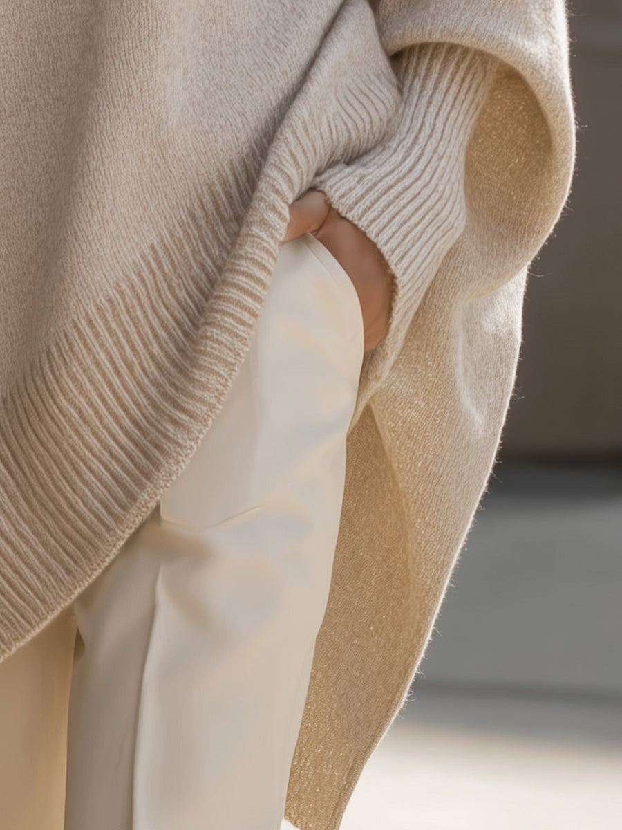 Palomares | Oversize Damenpullover mit weiten Ärmeln, weich und weit | Warm  