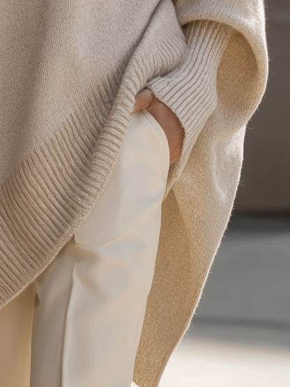 Palomares | Oversize Damenpullover mit weiten Ärmeln, weich und weit | Warm  