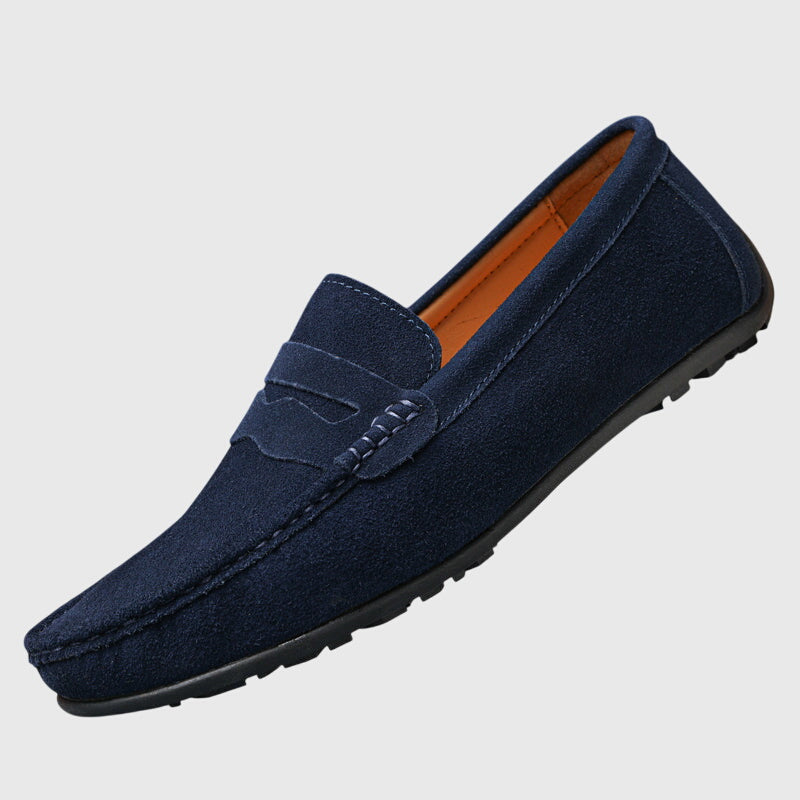 Roselia | mocasines ortopédicos con acabado tipo ante y diseño