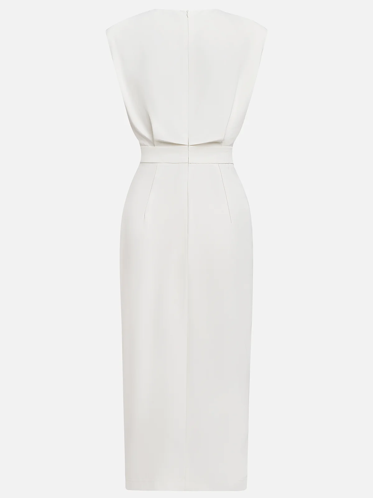 Beatriz | Midikleid für Damen mit Knöpfen und Frontschlitz  