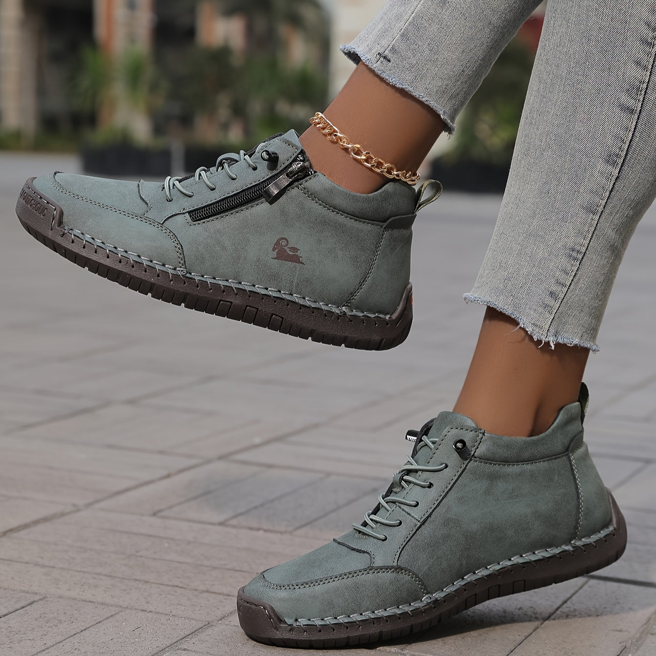 Chantal | Elegante Frühlings-Sneaker für Damen mit Reißverschluss  
