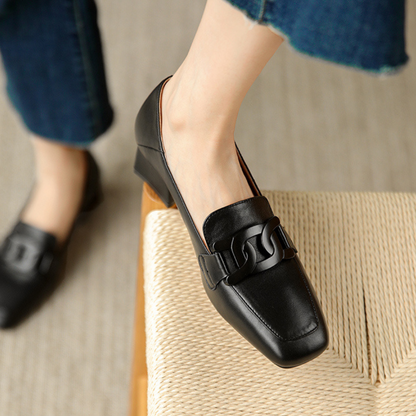 Clarisse | Women's low-heel loafer shoes with an elegant design