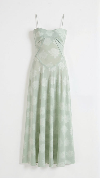 Nadia | Vestido maxi lencero para mujer invitada de boda